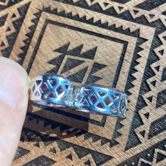 Amethyst & Ametrine 925 Sterling Silver pendant - Picture 5 of 11